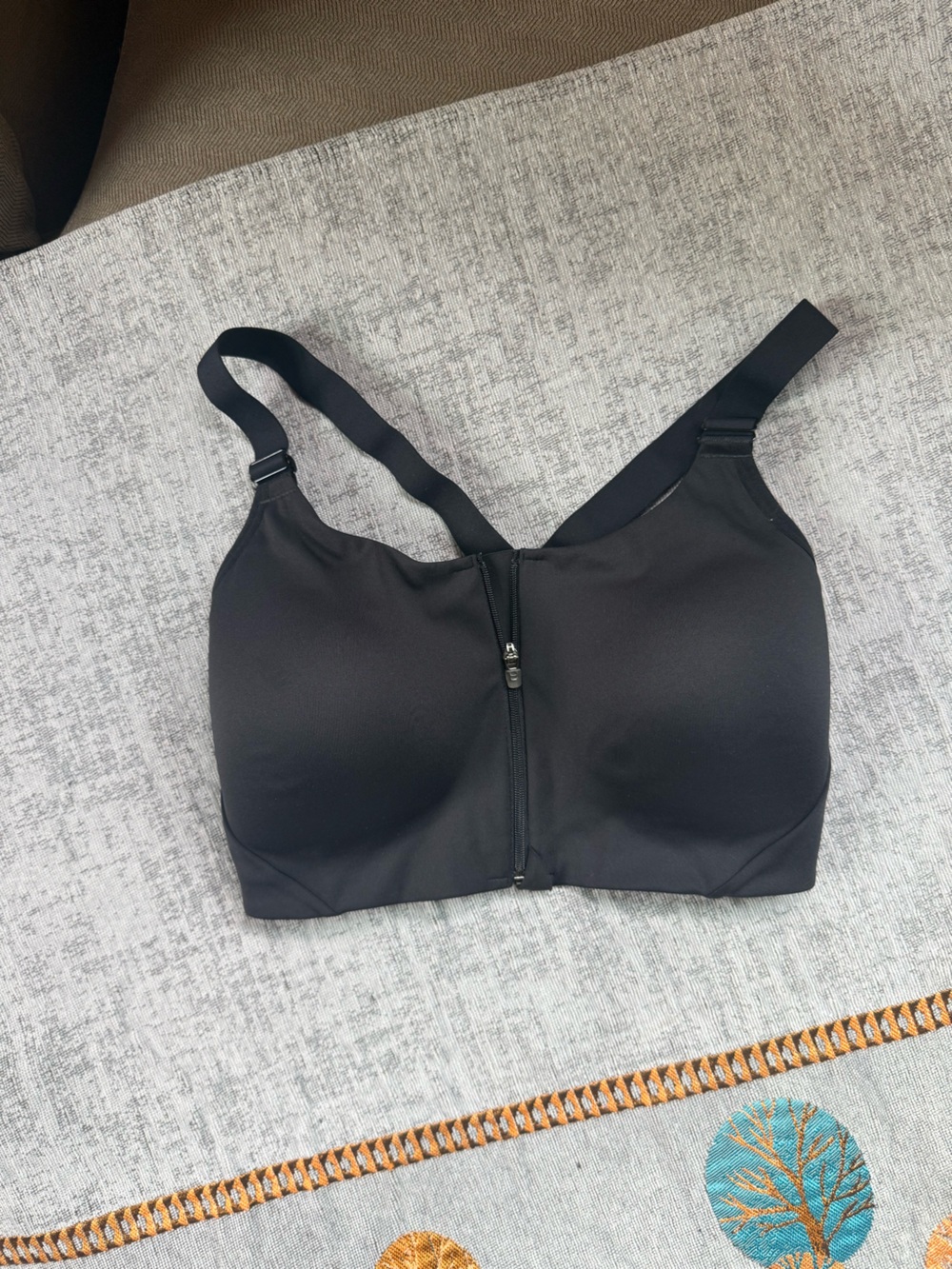 Target Black Front-Zip Wireless Bra